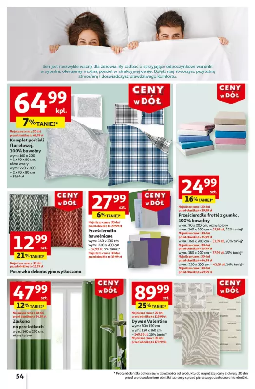 Auchan - gazetka promocyjna Gazetka CENY W DÓŁ Hipermarket Auchan  do środy 08.01 - strona 62