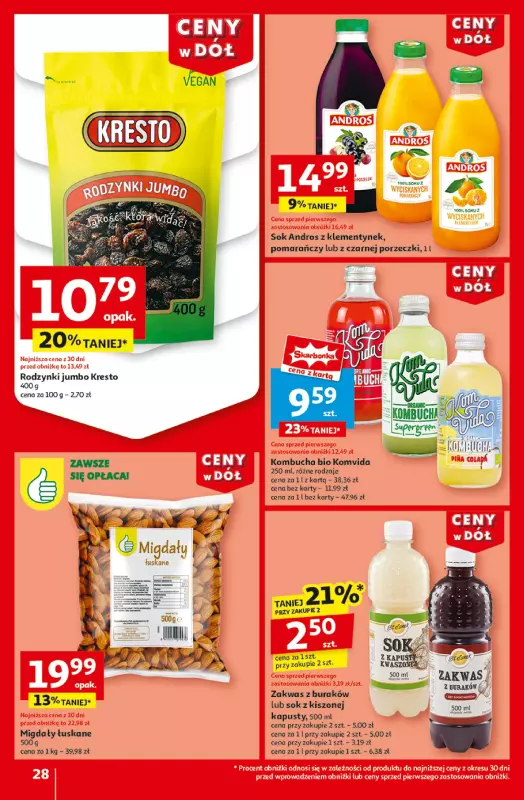 Auchan - gazetka promocyjna Gazetka CENY W DÓŁ Hipermarket Auchan  do środy 08.01 - strona 30