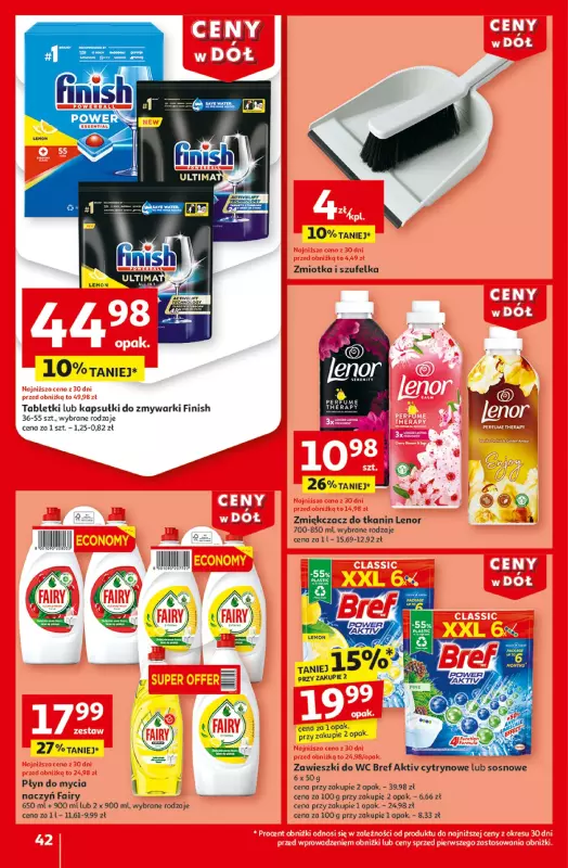 Auchan - gazetka promocyjna Gazetka CENY W DÓŁ Hipermarket Auchan  do środy 08.01 - strona 44