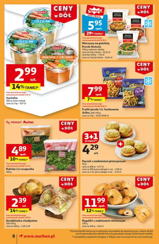 Auchan - gazetka promocyjna Gazetka CENY W DÓŁ Supermarket Auchan  do środy 15.01 - strona 10