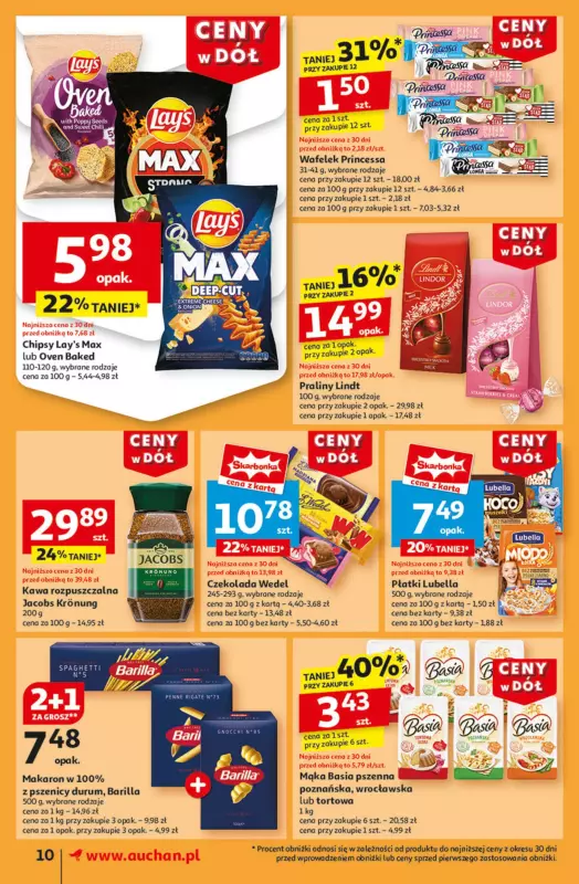 Auchan - gazetka promocyjna Gazetka CENY W DÓŁ Supermarket Auchan  do środy 15.01 - strona 12