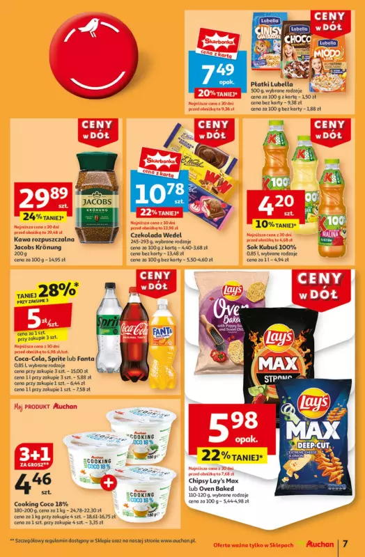 Auchan - gazetka promocyjna Gazetka CENY W DÓŁ Moje Auchan  do środy 15.01 - strona 9