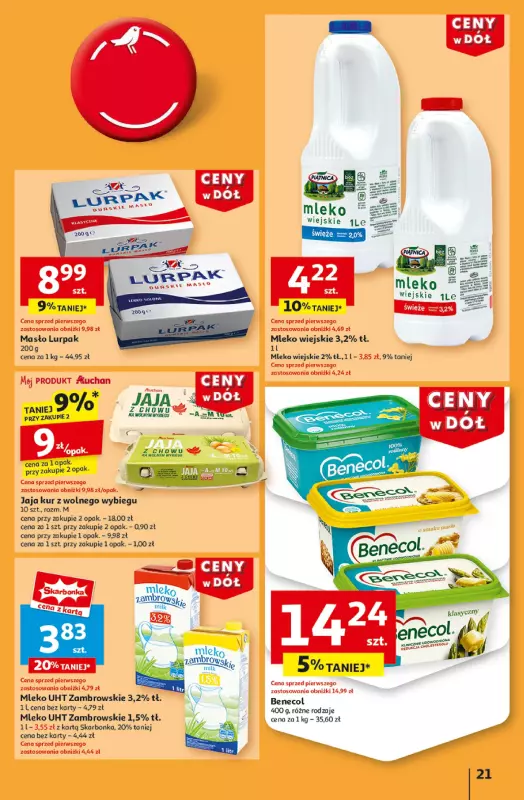 Auchan - gazetka promocyjna Gazetka CENY W DÓŁ Hipermarket Auchan  do środy 15.01 - strona 23