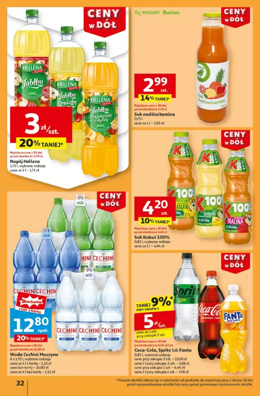 Auchan - gazetka promocyjna Gazetka CENY W DÓŁ Hipermarket Auchan  do środy 15.01 - strona 34