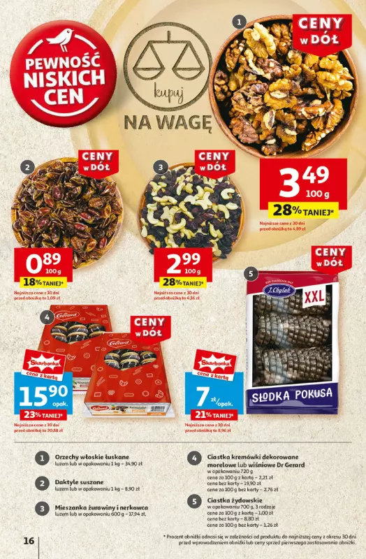 Auchan - gazetka promocyjna Gazetka CENY W DÓŁ Hipermarket Auchan  do środy 15.01 - strona 18