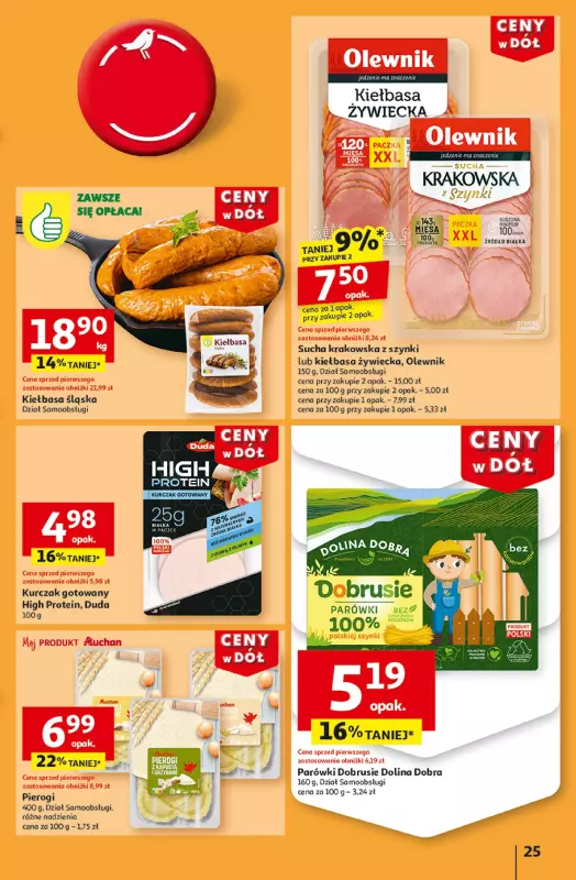 Auchan - gazetka promocyjna Gazetka CENY W DÓŁ Hipermarket Auchan  do środy 15.01 - strona 27