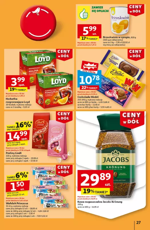 Auchan - gazetka promocyjna Gazetka CENY W DÓŁ Hipermarket Auchan  do środy 15.01 - strona 29