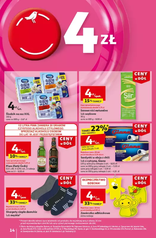 Auchan - gazetka promocyjna Gazetka CENY W DÓŁ Hipermarket Auchan  do środy 15.01 - strona 16