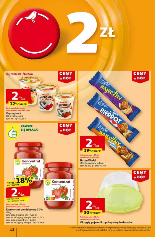 Auchan - gazetka promocyjna Gazetka CENY W DÓŁ Hipermarket Auchan  do środy 15.01 - strona 14