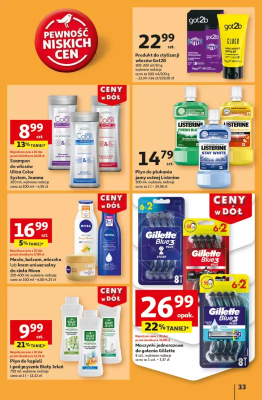 Auchan - gazetka promocyjna Gazetka CENY W DÓŁ Hipermarket Auchan od czwartku 09.01 do środy 15.01 - strona 35