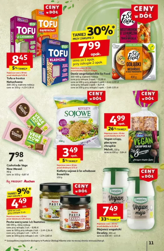 Auchan - gazetka promocyjna Gazetka CENY W DÓŁ Hipermarket Auchan  do środy 15.01 - strona 13