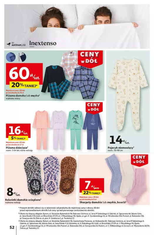 Auchan - gazetka promocyjna Gazetka CENY W DÓŁ Hipermarket Auchan  do środy 15.01 - strona 60