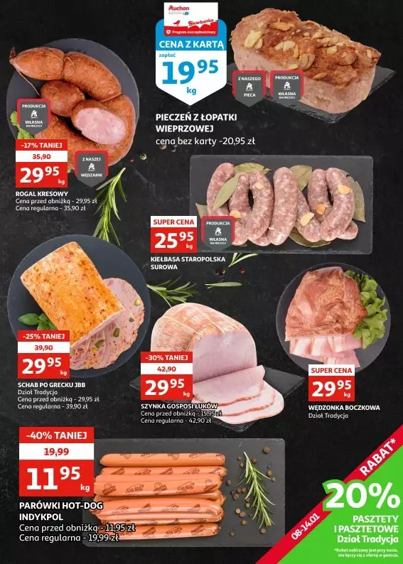 Auchan - gazetka promocyjna Racibórz Gazetka od środy 08.01 do wtorku 14.01 - strona 3