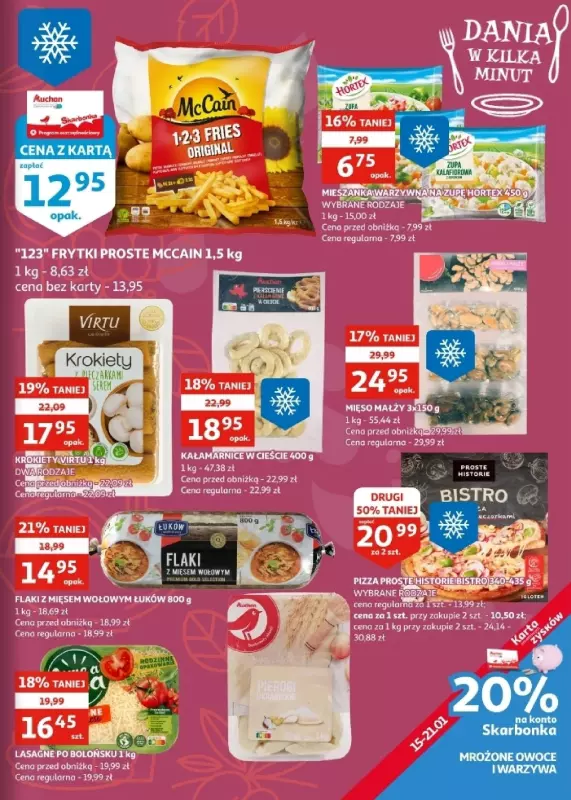 Auchan - gazetka promocyjna Gazetka Zielona Góra I Świętuj z nami Dzień Babci i Dziadka od środy 15.01 do wtorku 21.01 - strona 15