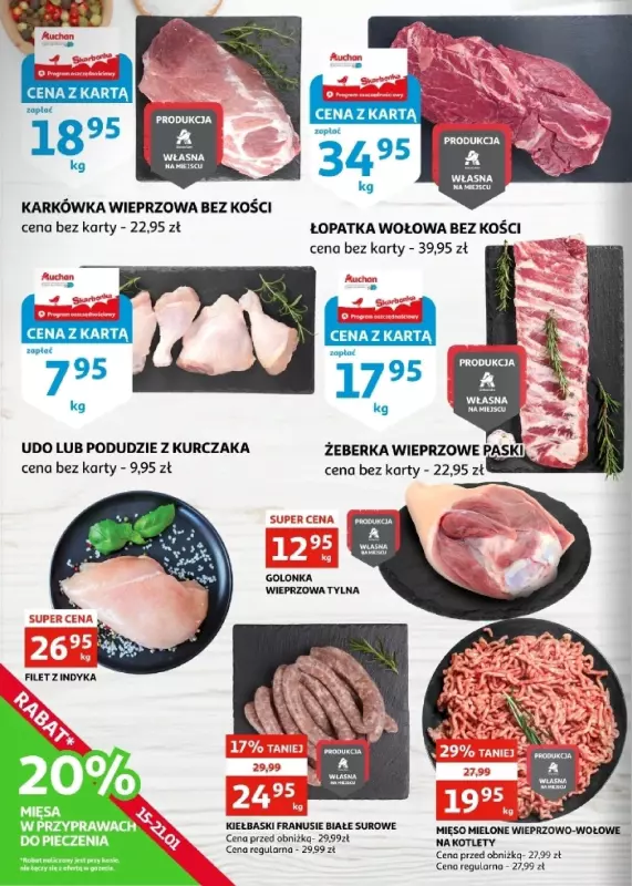 Auchan - gazetka promocyjna Gazetka Zielona Góra I Świętuj z nami Dzień Babci i Dziadka od środy 15.01 do wtorku 21.01 - strona 6