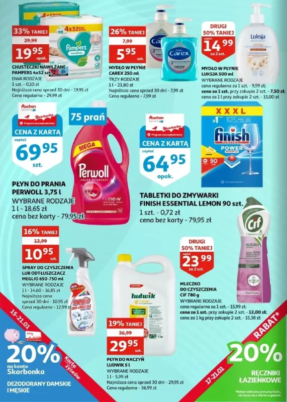 Auchan - gazetka promocyjna Gazetka Zielona Góra I Świętuj z nami Dzień Babci i Dziadka od środy 15.01 do wtorku 21.01 - strona 18