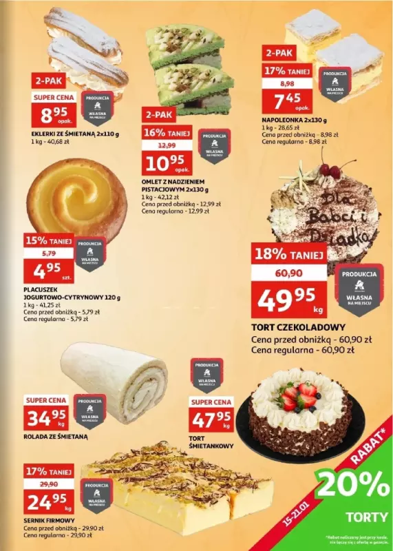 Auchan - gazetka promocyjna Gazetka Zielona Góra I Świętuj z nami Dzień Babci i Dziadka od środy 15.01 do wtorku 21.01 - strona 11