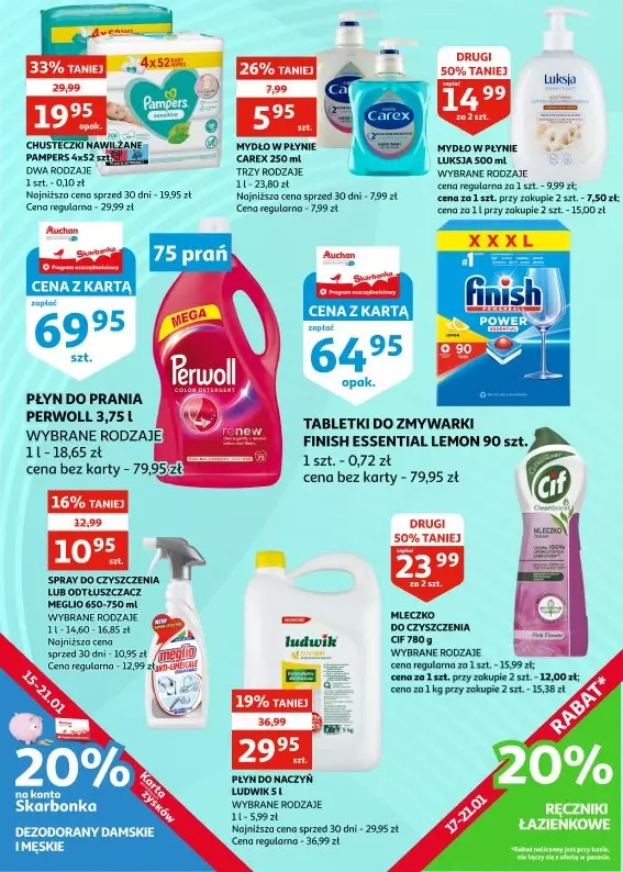 Auchan - gazetka promocyjna Gazetka Racibórz I Świętuj z nami Dzień Babci i Dziadka od środy 15.01 do wtorku 21.01 - strona 18