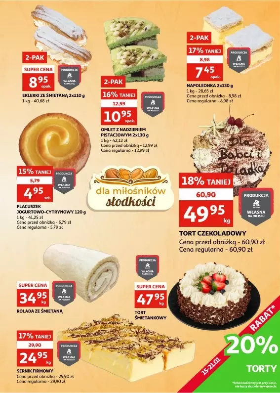 Auchan - gazetka promocyjna Gazetka Racibórz I Świętuj z nami Dzień Babci i Dziadka od środy 15.01 do wtorku 21.01 - strona 11