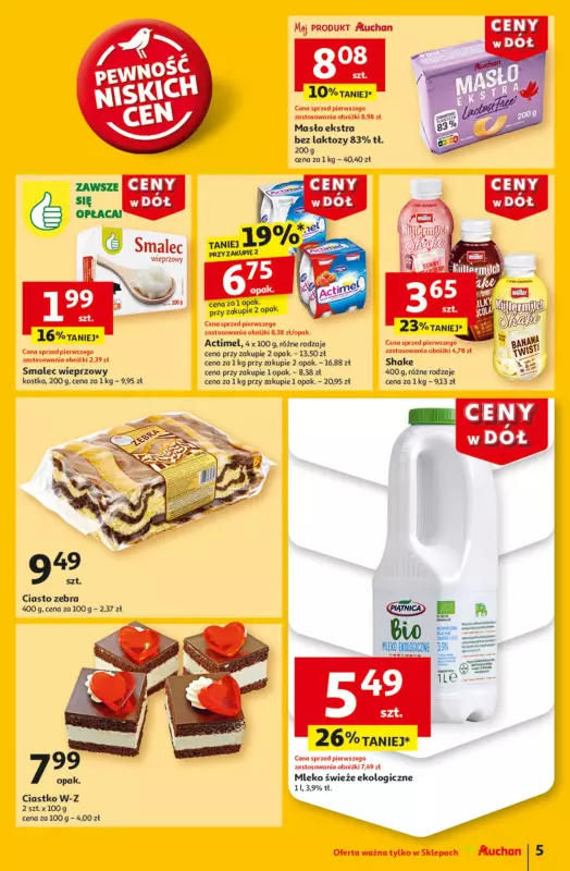 Auchan - gazetka promocyjna Gazetka CENY W DÓŁ Moje Auchan  do środy 22.01 - strona 7