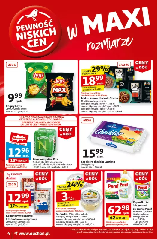 Auchan - gazetka promocyjna Gazetka CENY W DÓŁ Moje Auchan  do środy 22.01 - strona 6