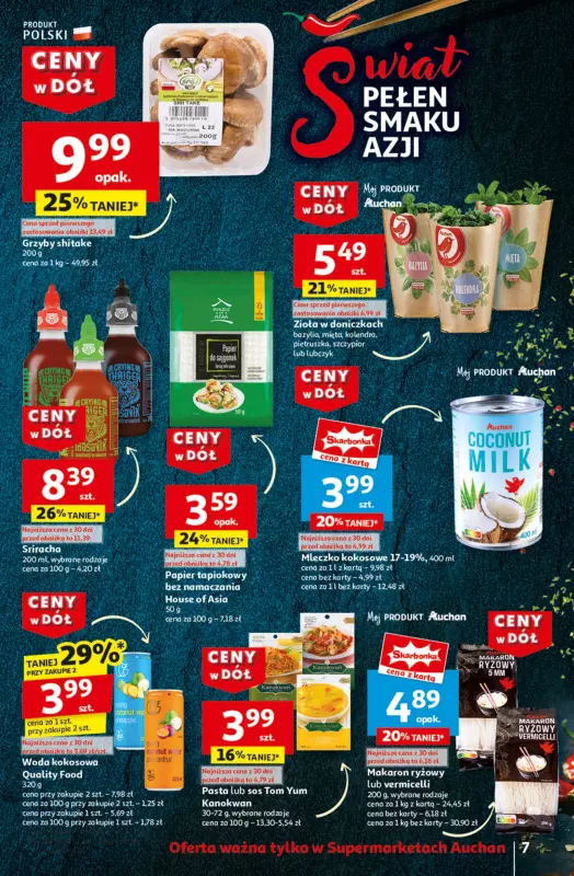 Auchan - gazetka promocyjna Gazetka CENY W DÓŁ Supermarket Auchan od czwartku 16.01 do środy 22.01 - strona 9