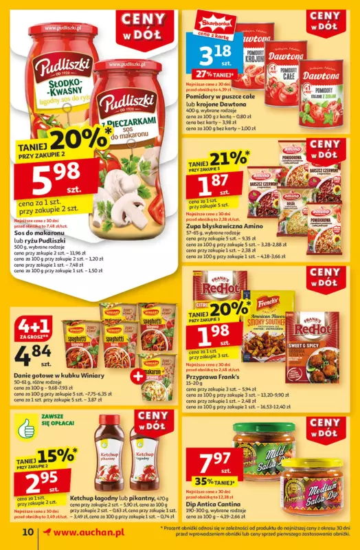 Auchan - gazetka promocyjna Gazetka CENY W DÓŁ Supermarket Auchan  do środy 22.01 - strona 12