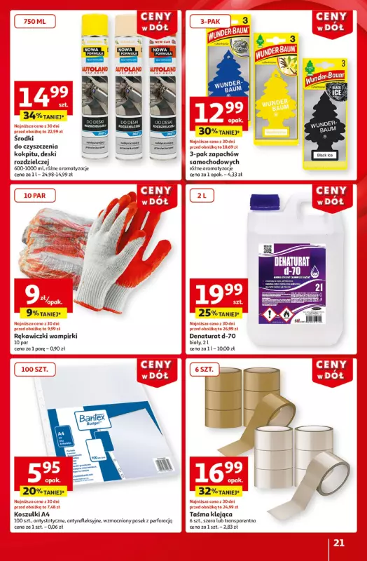 Auchan - gazetka promocyjna Gazetka CENY W DÓŁ Hipermarket Auchan od czwartku 16.01 do środy 22.01 - strona 23