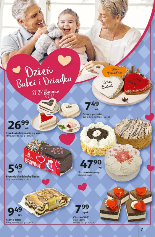 Auchan - gazetka promocyjna Gazetka CENY W DÓŁ Hipermarket Auchan  do środy 22.01 - strona 7