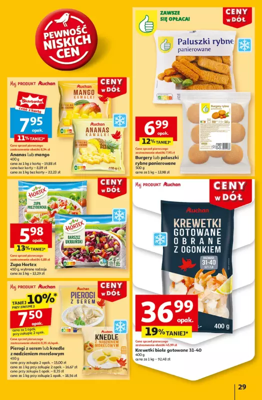 Auchan - gazetka promocyjna Gazetka CENY W DÓŁ Hipermarket Auchan  do środy 22.01 - strona 31