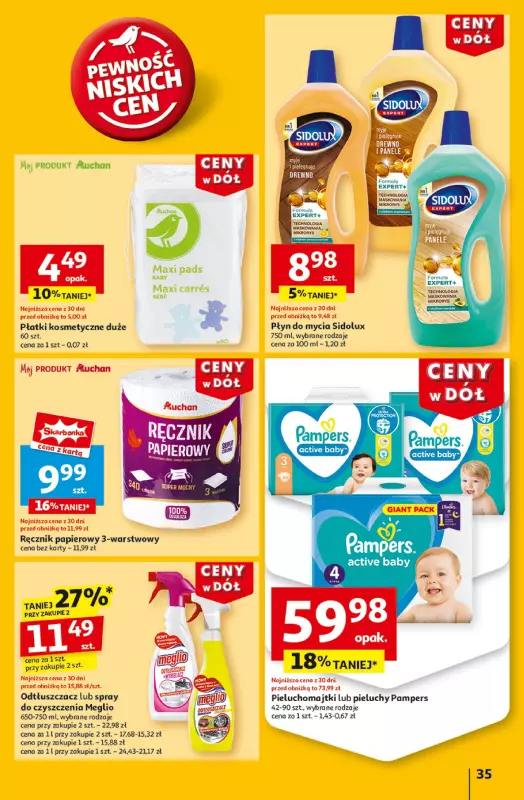 Auchan - gazetka promocyjna Gazetka CENY W DÓŁ Hipermarket Auchan  do środy 22.01 - strona 37