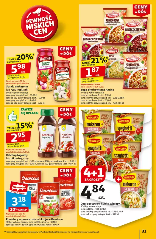 Auchan - gazetka promocyjna Gazetka CENY W DÓŁ Hipermarket Auchan  do środy 22.01 - strona 33