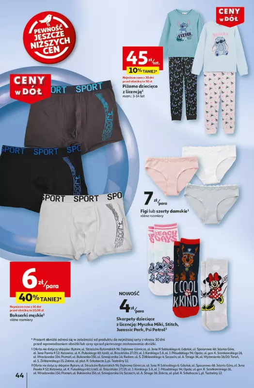 Auchan - gazetka promocyjna Gazetka CENY W DÓŁ Hipermarket Auchan  do środy 22.01 - strona 52