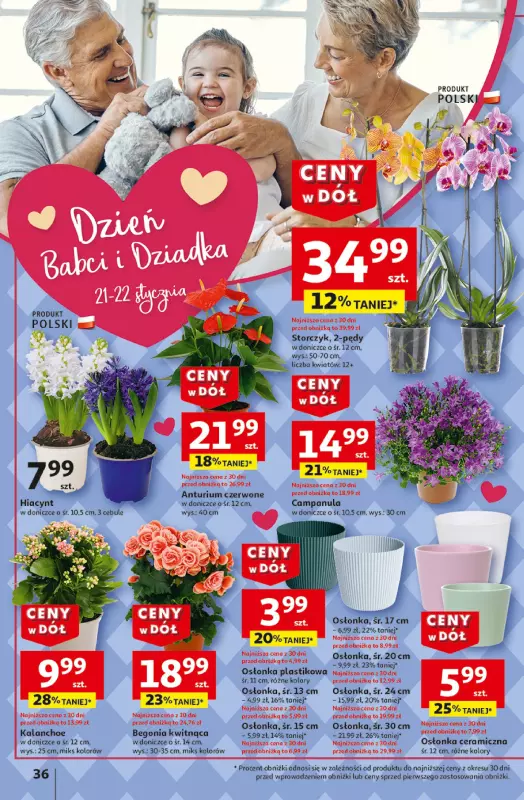 Auchan - gazetka promocyjna Gazetka CENY W DÓŁ Hipermarket Auchan  do środy 22.01 - strona 38