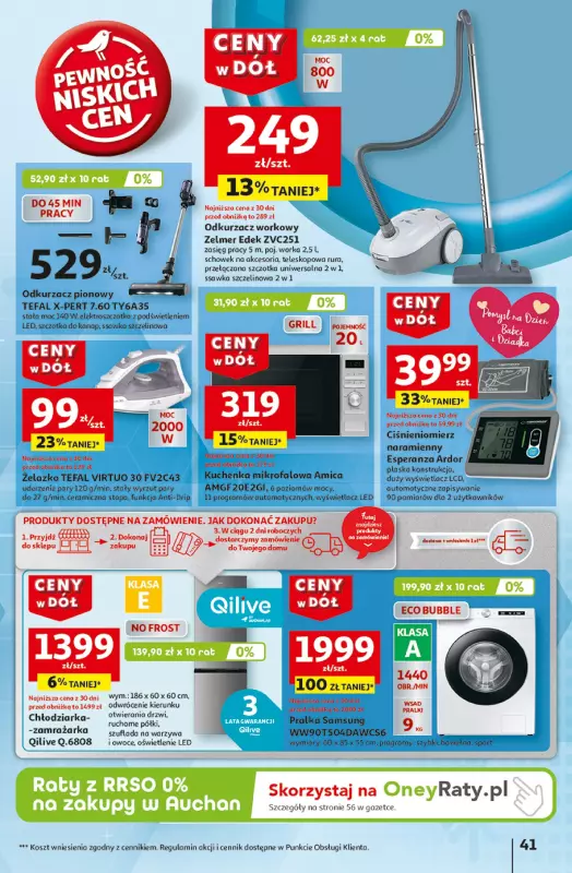 Auchan - gazetka promocyjna Gazetka CENY W DÓŁ Hipermarket Auchan  do środy 22.01 - strona 49