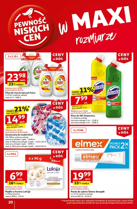 Auchan - gazetka promocyjna Gazetka CENY W DÓŁ Hipermarket Auchan  do środy 22.01 - strona 22