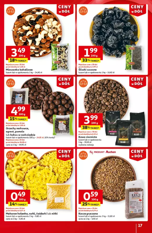 Auchan - gazetka promocyjna Gazetka CENY W DÓŁ Hipermarket Auchan  do środy 22.01 - strona 19