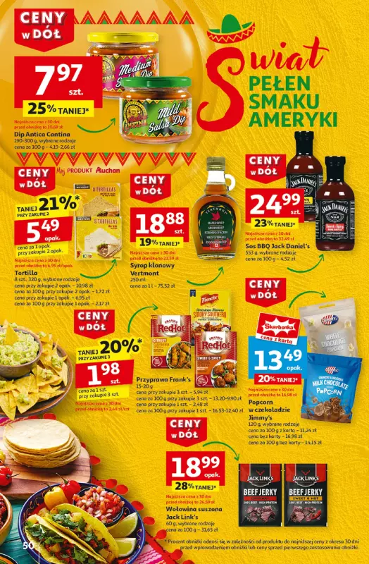 Auchan - gazetka promocyjna Gazetka CENY W DÓŁ Hipermarket Auchan  do środy 22.01 - strona 58