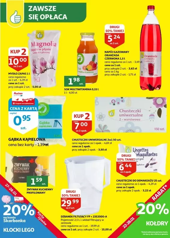 Auchan - gazetka promocyjna Gazetka Racibórz od środy 22.01 do wtorku 28.01 - strona 29