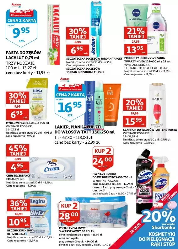 Auchan - gazetka promocyjna Gazetka Racibórz od środy 22.01 do wtorku 28.01 - strona 18