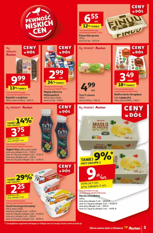 Auchan - gazetka promocyjna Gazetka CENY W DÓŁ Moje Auchan od czwartku 23.01 do środy 29.01 - strona 7