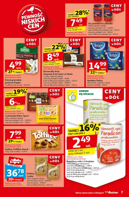 Auchan - gazetka promocyjna Gazetka CENY W DÓŁ Moje Auchan od czwartku 23.01 do środy 29.01 - strona 9