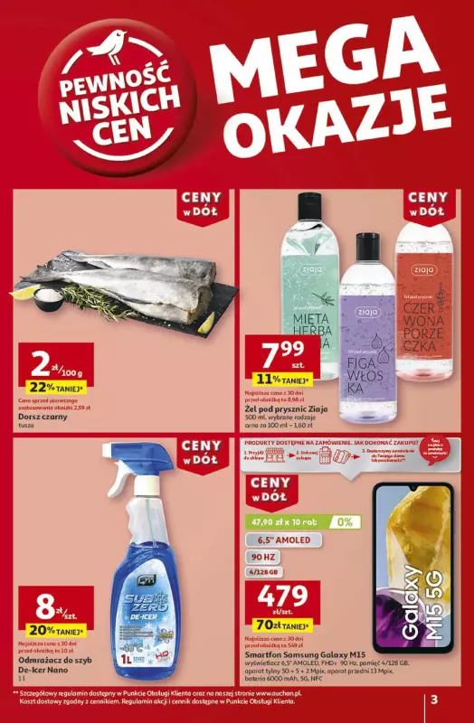 Auchan - gazetka promocyjna Gazetka CENY W DÓŁ Hipermarket Auchan od czwartku 23.01 do środy 29.01 - strona 3