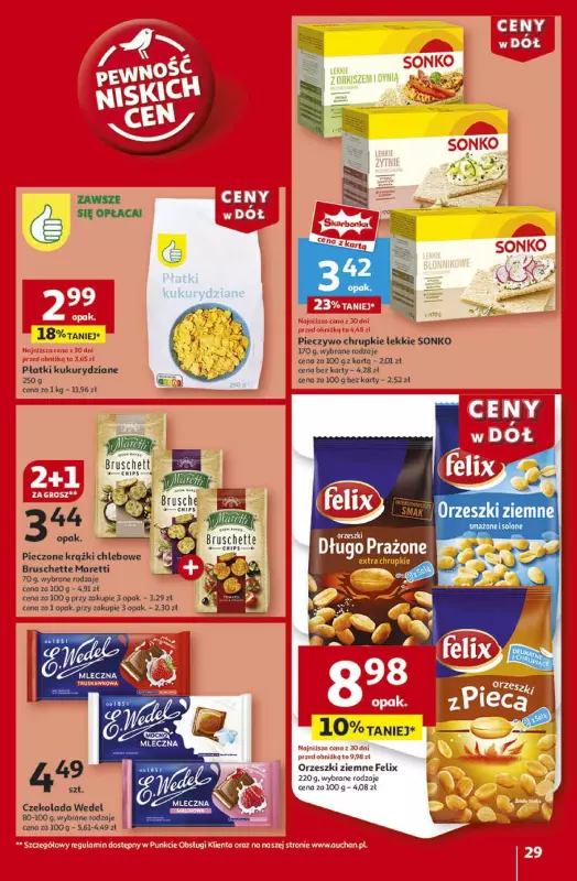 Auchan - gazetka promocyjna Gazetka CENY W DÓŁ Hipermarket Auchan od czwartku 23.01 do środy 29.01 - strona 31