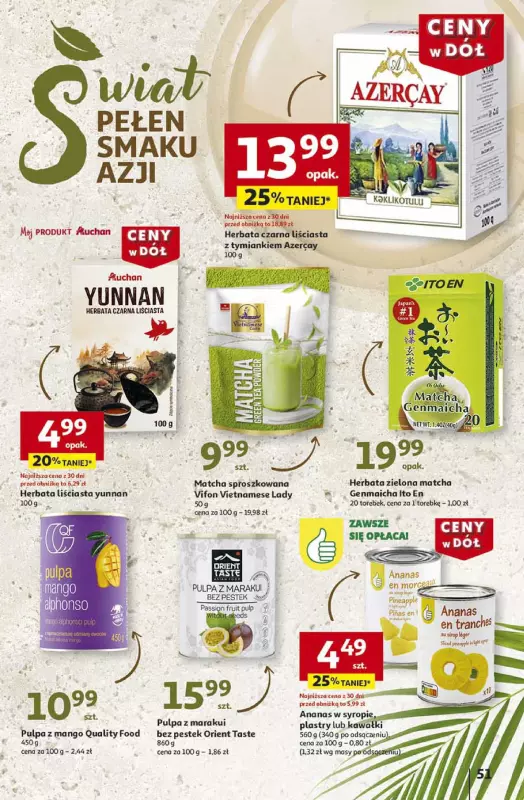 Auchan - gazetka promocyjna Gazetka CENY W DÓŁ Hipermarket Auchan od czwartku 23.01 do środy 29.01 - strona 59