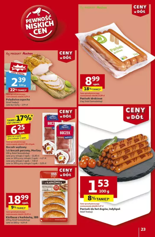 Auchan - gazetka promocyjna Gazetka CENY W DÓŁ Hipermarket Auchan od czwartku 23.01 do środy 29.01 - strona 25