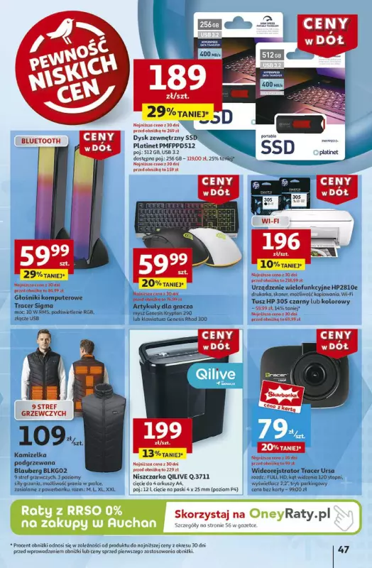 Auchan - gazetka promocyjna Gazetka CENY W DÓŁ Hipermarket Auchan od czwartku 23.01 do środy 29.01 - strona 55