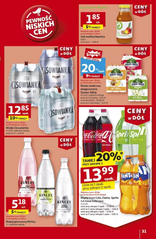 Auchan - gazetka promocyjna Gazetka CENY W DÓŁ Hipermarket Auchan od czwartku 23.01 do środy 29.01 - strona 33