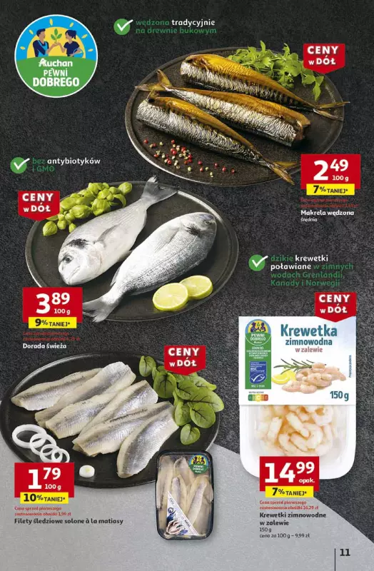 Auchan - gazetka promocyjna Gazetka CENY W DÓŁ Hipermarket Auchan  do środy 29.01 - strona 13