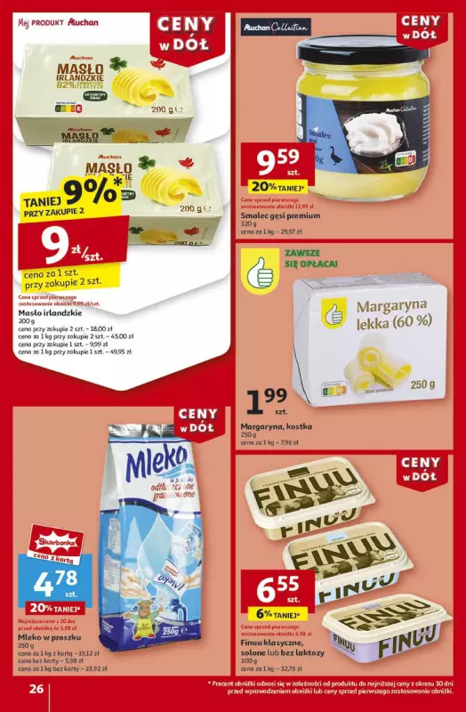 Auchan - gazetka promocyjna Gazetka CENY W DÓŁ Hipermarket Auchan od czwartku 23.01 do środy 29.01 - strona 28